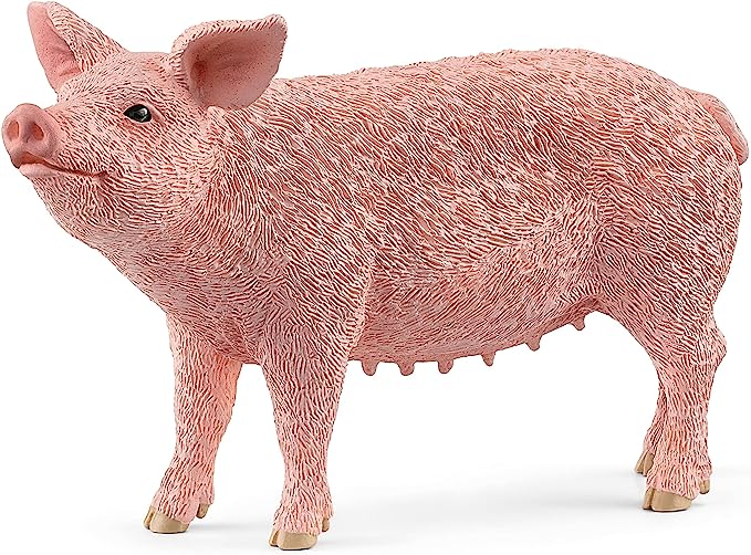 SCHLEICH 13933 Pig Farm World Toy Figurine for children aged 3-8 Years