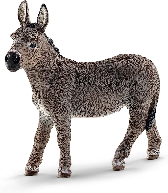 SCHLEICH 13772 Donkey Farm World Toy Figurine for children aged 3-8 Years